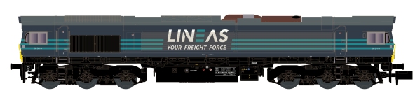KATO-Lemke K10838 - N - Diesellok Class 66 LINEAS, Ep. VI